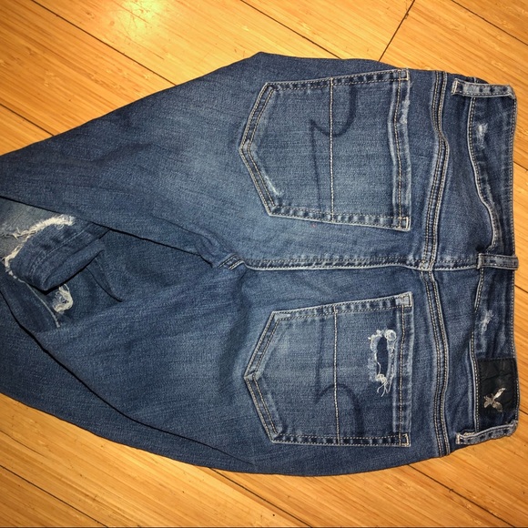 high rise american eagle skinny ripped jeans - Picture 6 of 7